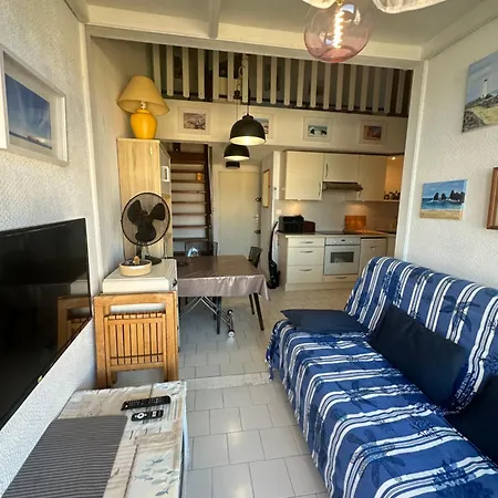 Apartment T3 Climatise 40m2 Piscine Parking Prive 2 Secteur Falaises 50 M De La Proche Centre-port 4 Personnes *